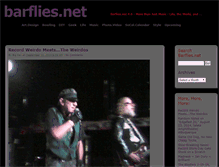 Tablet Screenshot of barflies.net